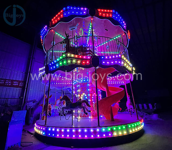 Double Layer Colorful Carousel